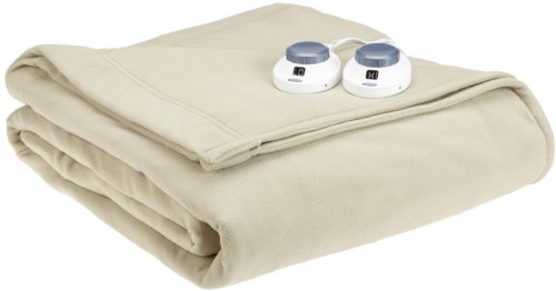 Soft Heat® Luxury Micro-Fleece Electric Heated Warming Blanket Queen Size-Sage