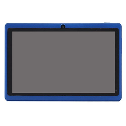 IRULU 7 inch Android Tablet PC, 4.2 Jelly Bean OS, Dual Core, Allwinner A23 CPU, Dual Cameras, 5 Point Capacitive Touch Screen, 16GB Storage, Blue Color