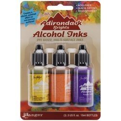 Ranger Adirondack Brights Alcohol Ink 1/2-Ounce 3/Pkg, Summit View