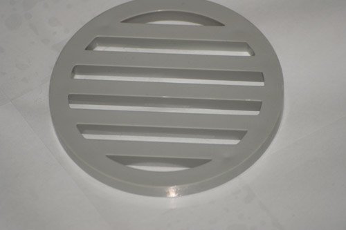 5 PACK - Gray Plastic Drain Cover 3 inch diameter & 1/4 inch thick - High Quality