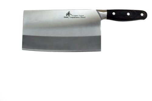 ZHEN Japanese VG-10 Heavy Duty Chopping Chef Butcher Knife/Cleaver, 8-Inch