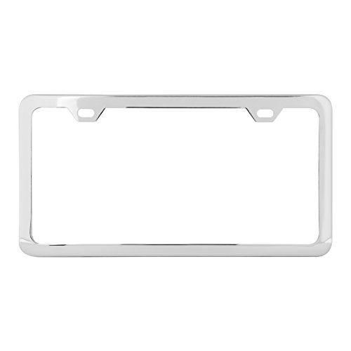 Grand General 60401 Stainless Steel License Plate Frame with 2 Holes