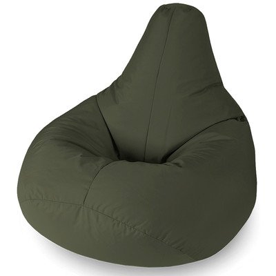 XX-L Olive Highback Beanbag Chair Water resistant Bean bags for indoor and Outdoor Use, Great for Gaming chair and Garden Chair