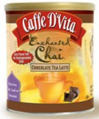 Caffe DVita F-EC-1C-06-CHCT-21 Enchanted Chai Chocolate Tea Latte 6 1lb canisters