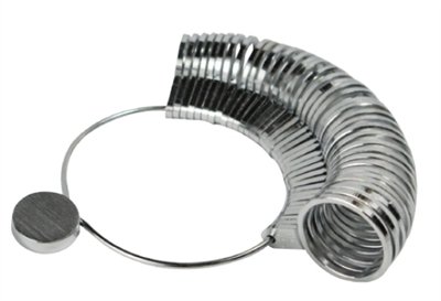 SE JT130RS 36-Piece Metal Ring Sizer