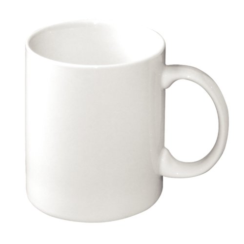White Porcelain Mug 10oz 10oz. Pack quantity: 12