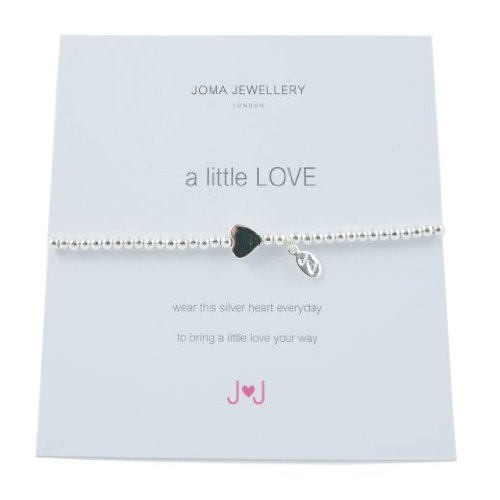 A Little Love Silver Heart Bracelet By Joma