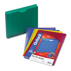 Pendaflex Expanding File Jackets, Letter Size, Poly, Blue/Green/Purple/Red/Yellow, 10 per Pack (50990)