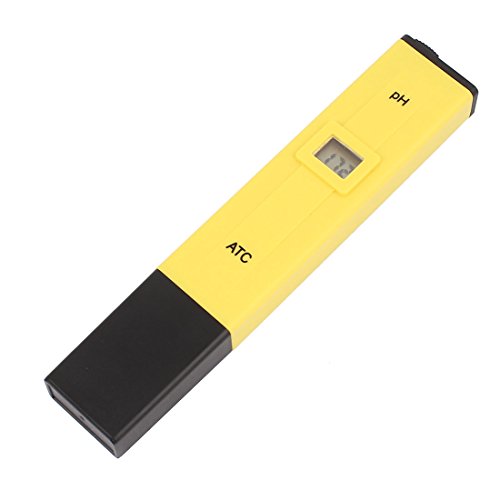 uxcell® High Accuracy Pocket Size Digital Handheld PH Meter Pen Tester Yellow