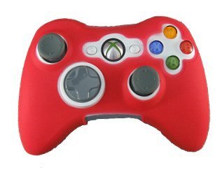Red Silicone Skin for Microsoft XBox 360 Controller by Vortex