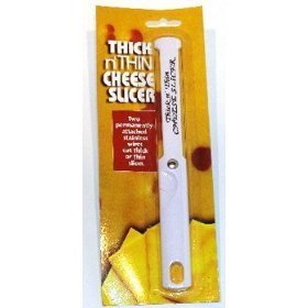 Hic 23001 Thick N' Thin Cheese Slicer, Plastic, 8-3/4