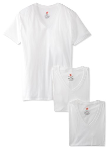 Hanes Men's 3 Pack Ultimate X-Temp V-Neck T-Shirt