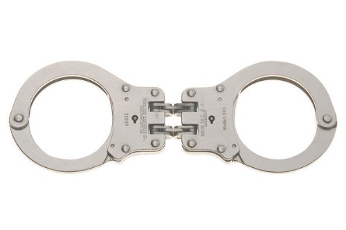Peerless Model 801 Hinged Nickel Handcuffs