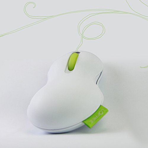 Lofree® Ergonomic Streamlined Bean Design Portable Bluetooth 3.0 Wireless Notebook Laptop Tablet Mouse Mice 1000dpi 10G 100Hz