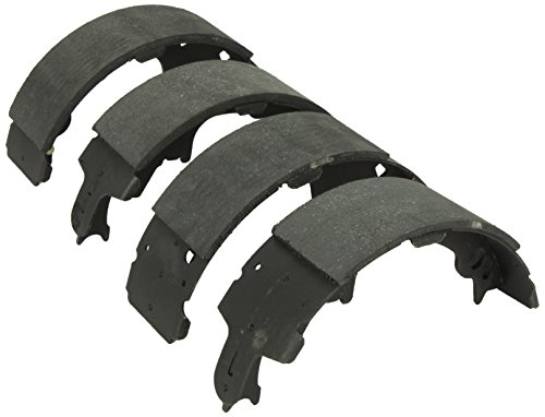 Wagner ThermoQuiet PAB538R Riveted Brake Shoe Set, Rear
