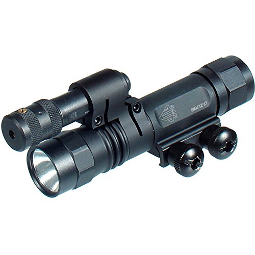 UTG Xenon Weapon Mount Light & Red Laser with Rotation Ring