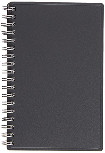 Blue Sky 2015 Weekly and Monthly Collegiate Planner, Wire-O Bound, Charcoal Cover, 3.6 x 6.1 Inches