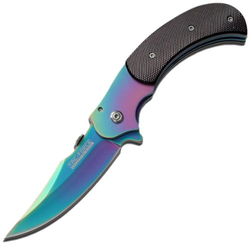 Tac Force TF-731RB Tactical Assisted Opening Folding Knife 4.5-Inch Closed