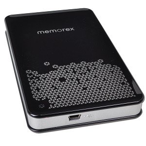 Memorex Mirror for Backup 500GB USB 2.0 2.5 External Hard Drive (Black)