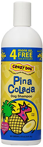 Crazy Dog Pina Colada Shampoo for Dogs, 16-Ounce