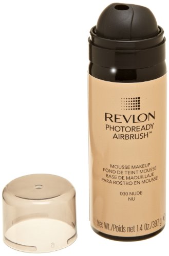 REVLON Photoready Airbrush Mousse Makeup, Nude, 1.4 Ounce