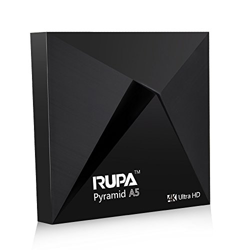 RUPA Ryramid A5 Android 5.1 TV Box Amlogic S905 Quad Core 64-bit 1G+8G Wifi Bluetooth KODI 16.1 Fully Loaded 3G 4K 1080p Lollipop Streaming Media Player With OTA Upgrade System Unlocked