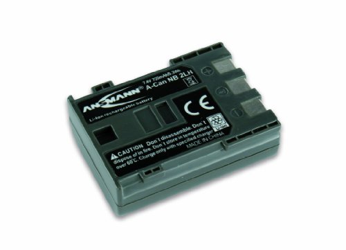 Ansmann 5022673 7.4 Volt A-Can NB2LH 720mAh Lithium Replacement Battery for Canon Powershot S 30, S 40, S 50, S 60, S 70, EOS 350 D, MX 20i, 25i, 30i, 35i, 200i, 250i and MV 4i (Discontinued by Manufacturer)