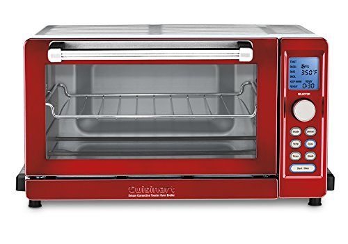 Cuisinart TOB-135MR Deluxe Convection Toaster Oven Broiler - Metallic Red, Metallic Red
