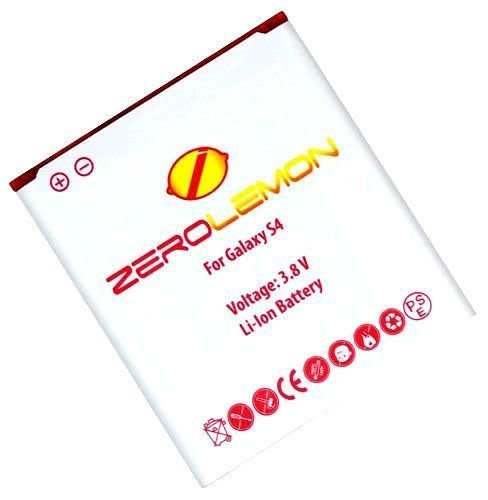 [180 Days Warranty] Zerolemon 1x Samsung Galaxy S4 3000mah Battery (Compatible with At&t I337, Verizon I545, Sprint L720, T-mobile M919, International I9500 & I9505) with 180 Days Zero Lemon Guarantee Warranty World's Largest Capacity for Original Size Battery Without NFC