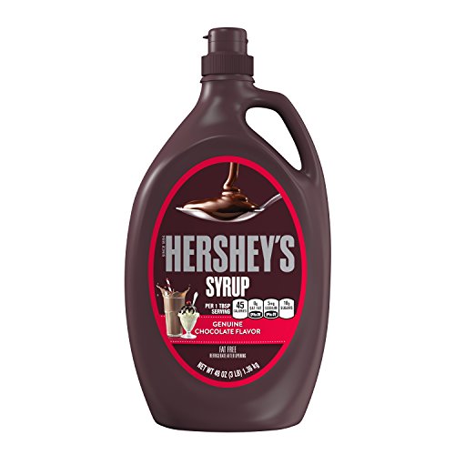 Hershey's Chocolate Syrup Bottle, 48 Oz