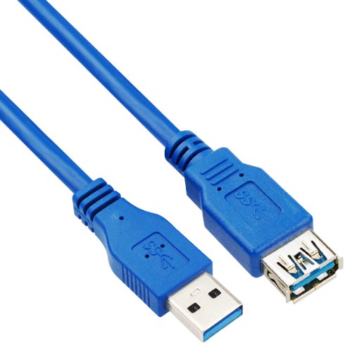 TRIXES USB 3.0 SuperSpeed Extension Cable Male to Female 1.5M Blue