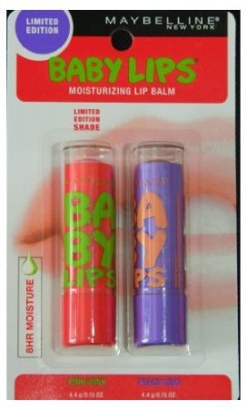 Maybelline Limited Edition Baby Lips Duo Pack - Pink Wink, Peach Kiss