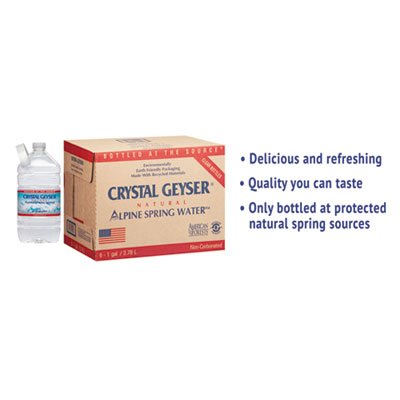 CGW12514DEP - Crystal Geyser Water Co Alpine Spring Water