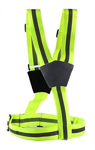 Sedkol™ Reflective Vest for Running, Cycling, Walking Etc. High Visibility, Lightweight, Adjustable, High Quality, Very Comfortable, for Men & Women.
