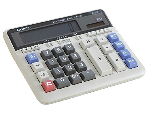 Comix C-2135 Large Computer Keys Calculator 12 Figure