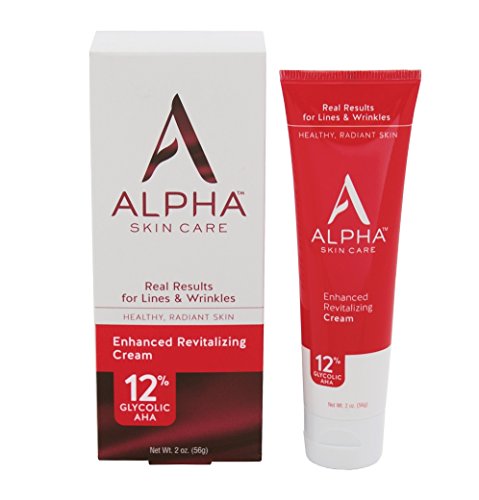 Alpha Skin Care Enhanced Revitalizing Cream 12% Glycolic AHA, 2 Ounce