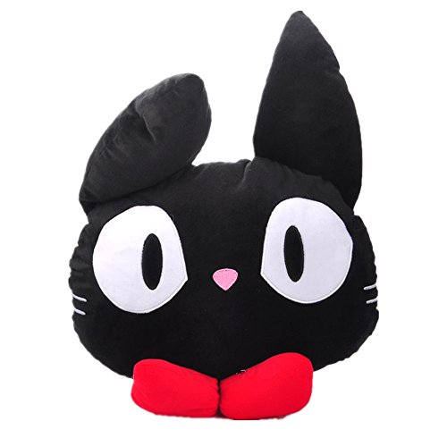 Miyazaki's Kiki's Delivery Service Black Cat Jiji Plush Toy Doll Hug Pillow Throw Cushion
