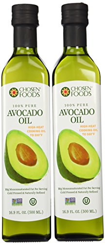 Chosen Foods Avocado Oil 500ml Bottle-Naturally Refined (pack of 2)