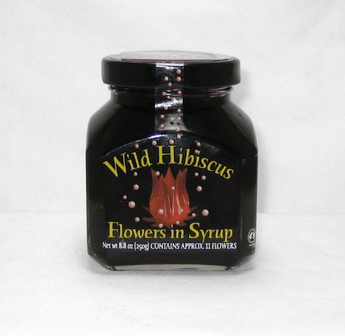 Wild Hibiscus Flowers in Syrup - 8.8 oz