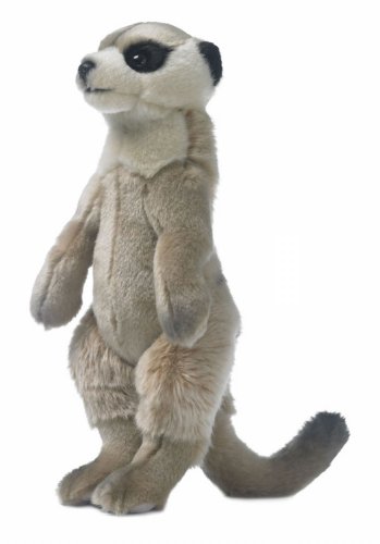 WWF 34cm Plush Standing Meerkat
