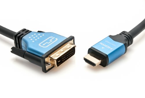 BlueRigger High Speed HDMI to DVI Adapter Cable 3 Meters (10ft)