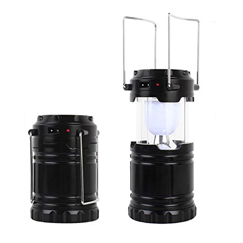 BZL Rechargeable LED Camping Lantern, Hiking Lantern, Solar Emergency Lantern