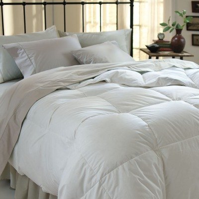 All-Season Luxurious Down Alternative Hypoallergenic Comforter, Solid White, Twin / Twin Extra Long