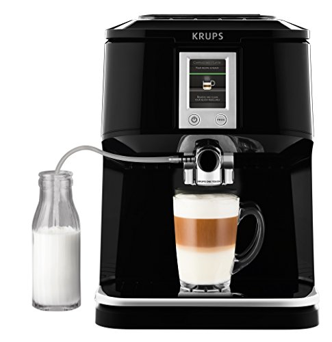 Krups EA850B One Touch Auto-Cappuccino & Bean to Cup machine with Touchscreen - black