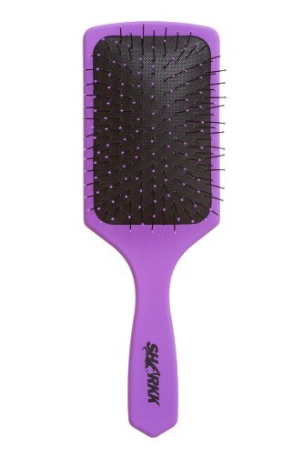 SHARKK® Hair Brush Full Size Paddle Professional Detangling Shower Brush For Wet Or Dry Hair For Women, Men, And Children (paddle, Purple)