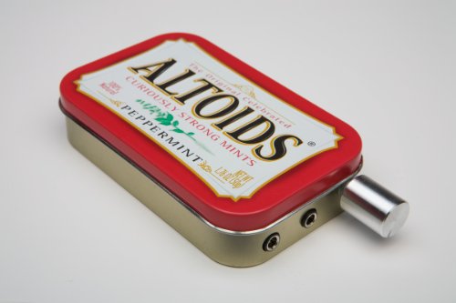 Audiophile CMOY headphone amplifier made with high quality parts-Altoids Red Tin