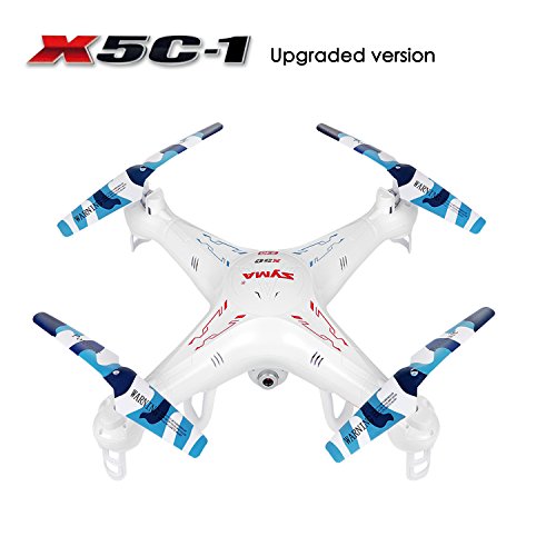 RC Quadcopter, Potensic® Upgraded X5C-1 Syma Explorer 2.4GHz 6 Axis Gyro 4CH RC Quadcopter with 2 Megapixels Camera