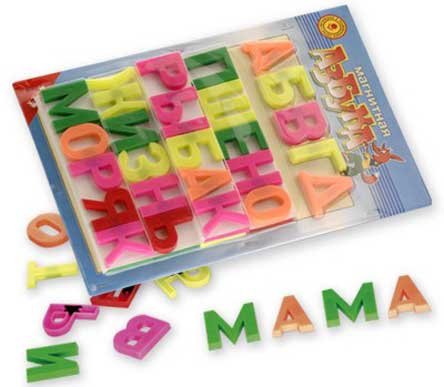 Russian Alphabet Magnets (Set with a Board)