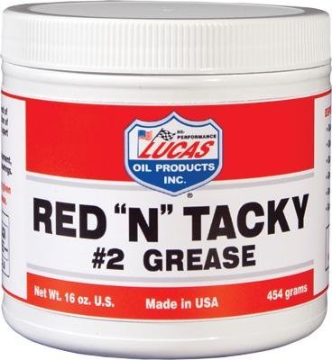 Lucas Oil Red N Tacky #2 Grease - 1lb. Tub 10574
