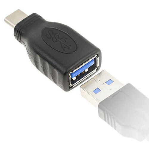 EXINOZ USB-C (Type-C) to 3.0 USB-A (Type-A) High-Speed Adapter Converter Connector - Compatible with The New 2015 Macbook